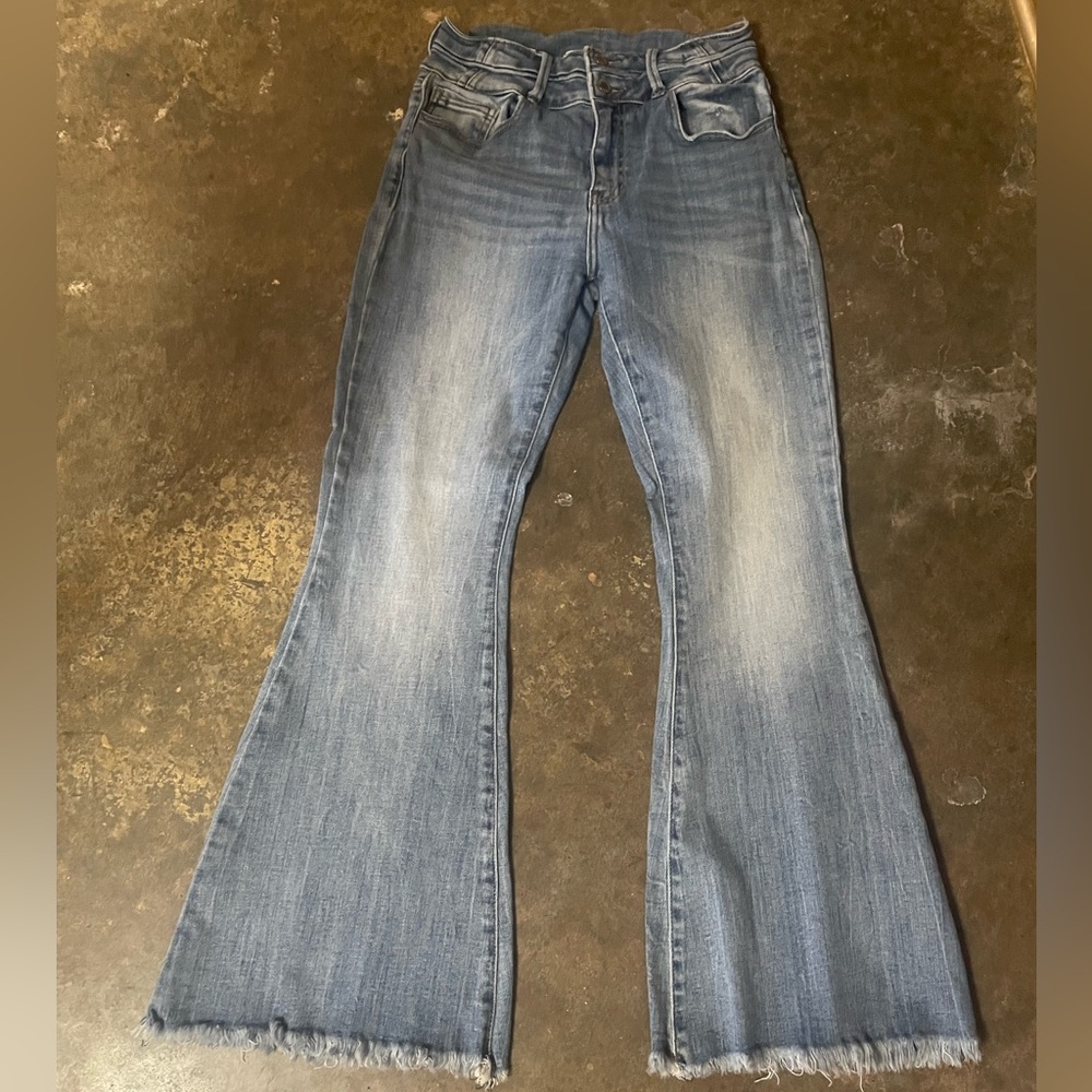 Kancan signature high rise super flare jeans SZ 28